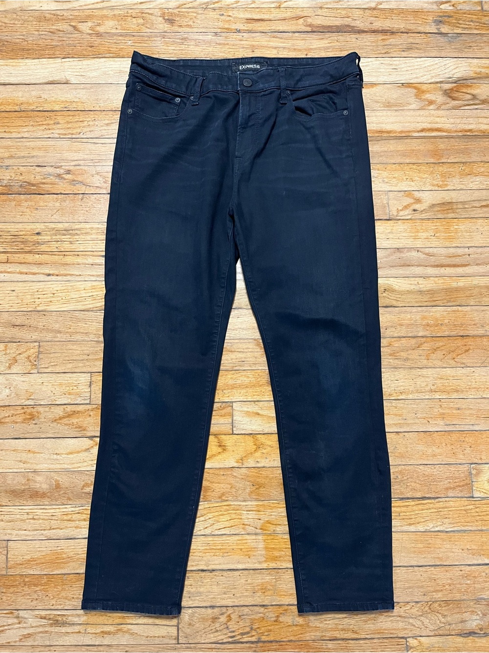 Express Men's 33x30 Blue Jeans – Hyper Stretch Athletic Slim